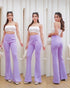 High Waisted Bootcut Trousers